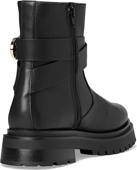 Steve Madden Lonny Women's Boots Black Leather : 10 M - Image 4