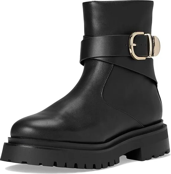 Steve Madden Lonny Women's Boots Black Leather : 10 M - Image 5