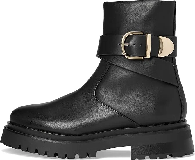 Steve Madden Lonny Women's Boots Black Leather : 10 M - Image 6