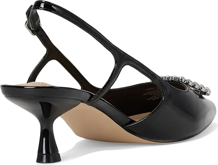Steve Madden Lorah High Women's Heels Black Patent : 8 M, Leather/Rubber - Image 4