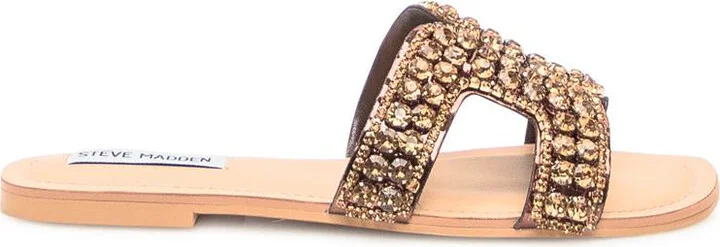 Steve Madden Low Sandal With Stones