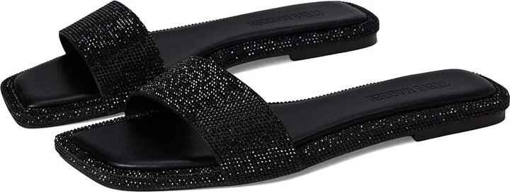 Steve Madden Lumina Women's Sandals Black : 8 M, Synthetic