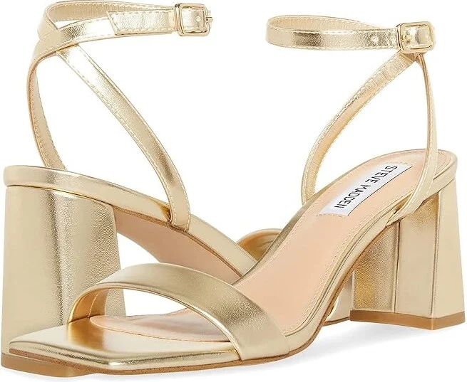 Steve Madden Luxe Women's Shoes Gold : 6 M, Leather