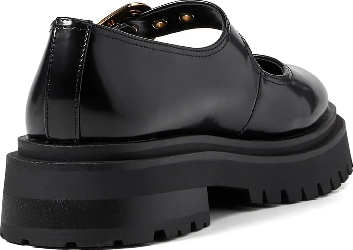 Steve Madden Lyndon Women's Shoes Black Leather : 6 M - Image 4