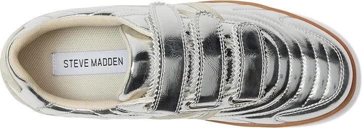 Steve Madden Macer Women's Shoes Silver : 7 M, Leather/Suede/Synthetic - Image 2