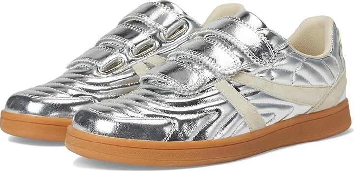 Steve Madden Macer Women's Shoes Silver : 7 M, Leather/Suede/Synthetic