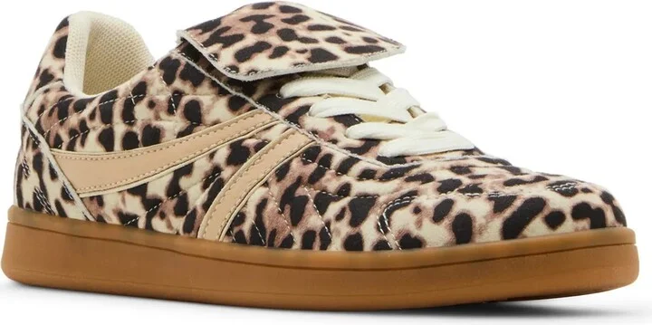 Beige/Black Leopard Print