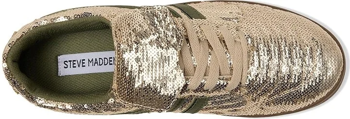 Steve Madden Madrid Women's Shoes Gold Sequin : 7.5 M, Rubber/Synthetic - Image 2