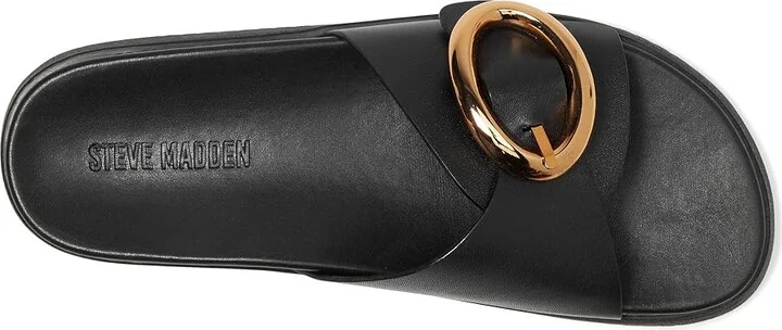 Steve Madden Mandie Women's Sandals Black Leather : 8 M - Image 2