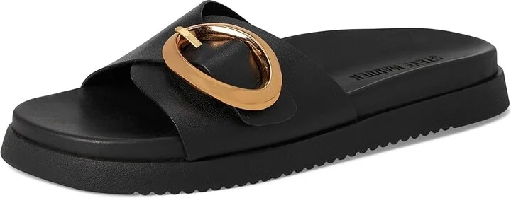 Steve Madden Mandie Women's Sandals Black Leather : 8 M - Image 5