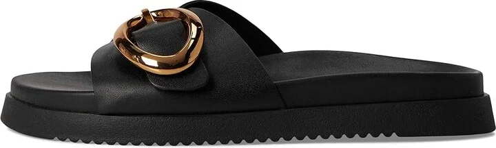 Steve Madden Mandie Women's Sandals Black Leather : 8 M - Image 6