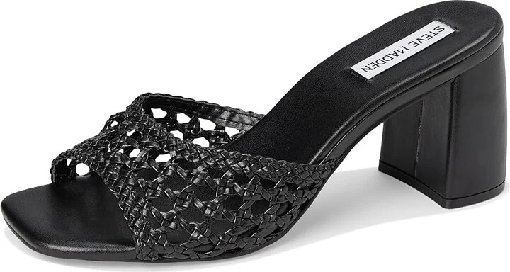 Steve Madden Mania Women's Sandals Black : 9.5 M, Leather/Rubber - Image 5