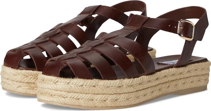 Steve Madden Marlin Women's Sandals Brown Leather : 7 M