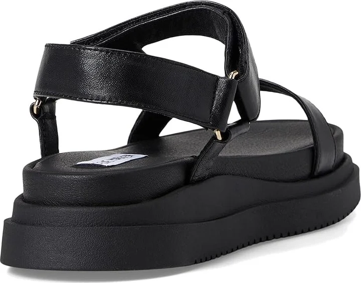 Steve Madden Matina Women's Sandals Black Leather : 9.5 M - Image 4