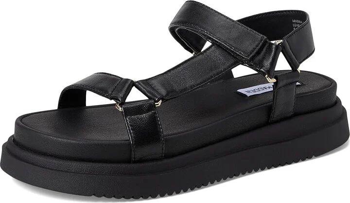Steve Madden Matina Women's Sandals Black Leather : 9.5 M - Image 5