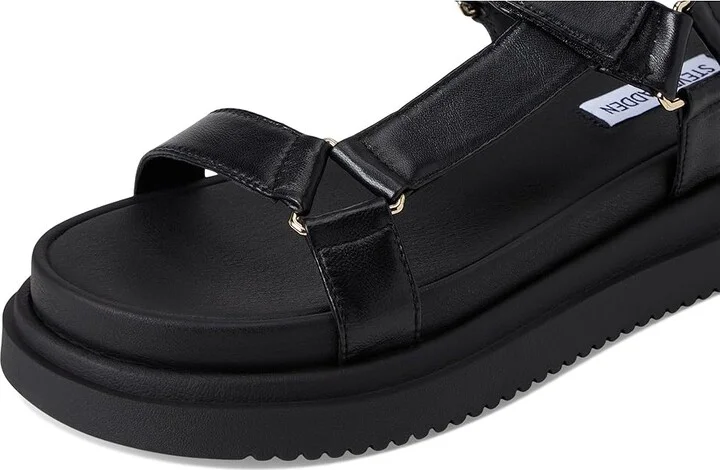 Steve Madden Matina Women's Sandals Black Leather : 9.5 M - Image 7