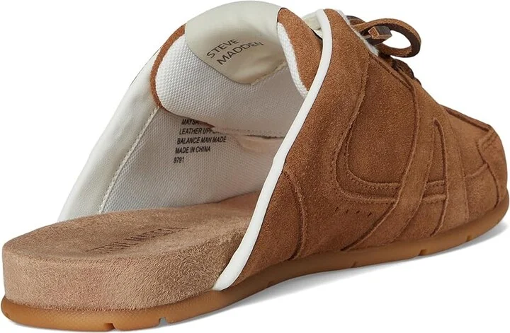 Steve Madden Maysa Women's Dress Flat Shoes Tan Suede : 8 M, Leather/Suede - Image 4