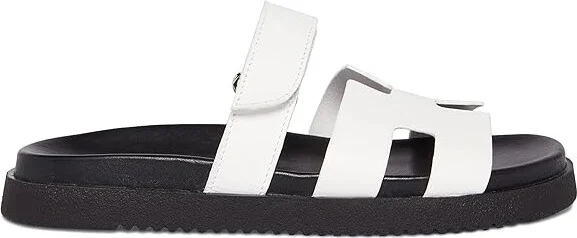 Steve Madden Mayven Women's Shoes White/Black : 7.5 M, Leather - Image 6