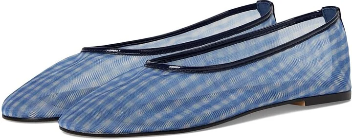 Blue Gingham Mesh