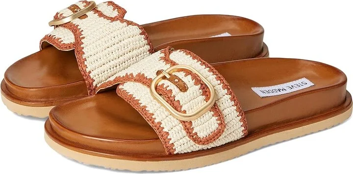 Steve Madden Memphis Women's Flat Shoes Cognac : 9.5 M