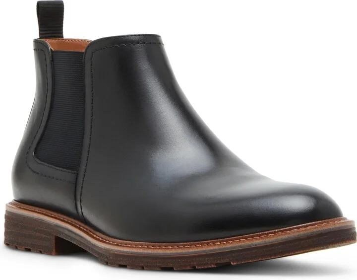 Steve Madden Men's Aben Leather Chelsea Boot