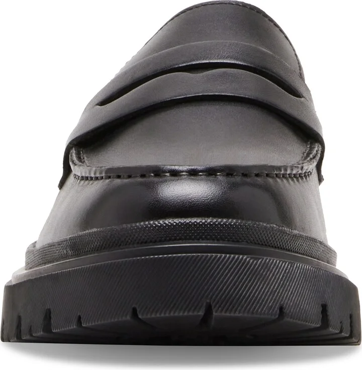 Steve Madden Men's Akkron Leather Lug-Sole Penny Loafers - Image 4