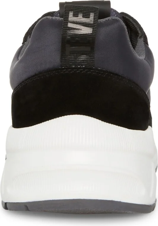 Steve Madden Men's Barron Lace-Up Sneakers - Black, Gray - Image 3