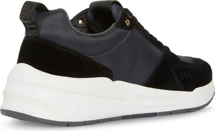Steve Madden Men's Barron Lace-Up Sneakers - Black, Gray - Image 6