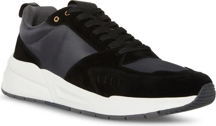 Steve Madden Men's Barron Lace-Up Sneakers - Black, Gray