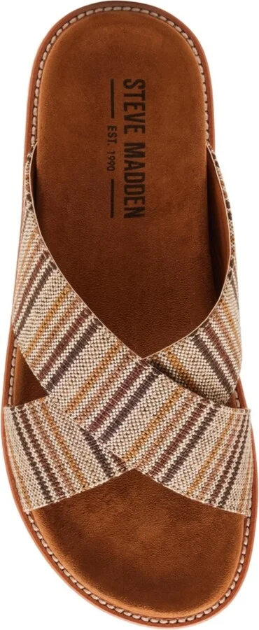 Steve Madden Men's Calisto Slip On Sandal - Beige, Brown - Image 2