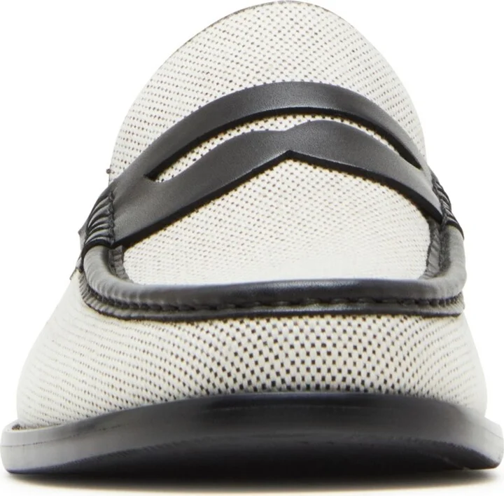 Steve Madden Men's Cornelius Penny Loafer - Black, Beige - Image 3