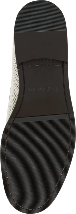 Steve Madden Men's Cornelius Penny Loafer - Black, Beige - Image 4