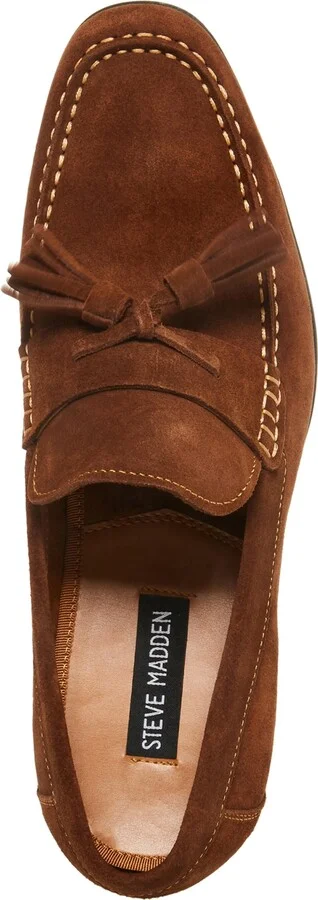 Steve Madden Men's Galileo Tassel Suede Dress Loafer - Image 6