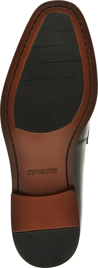 Steve Madden Men's Gray Tassel Leather Loafer - Image 3