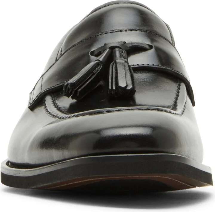 Steve Madden Men's Gray Tassel Leather Loafer - Image 4