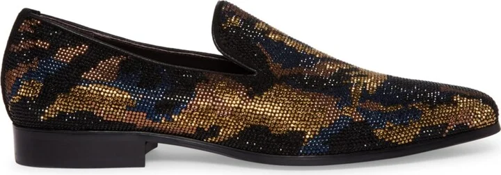 Steve Madden Men's Parc Slip-On Loafers - Black, Gold - Image 2