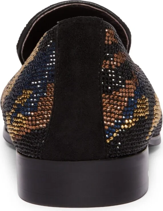 Steve Madden Men's Parc Slip-On Loafers - Black, Gold - Image 3