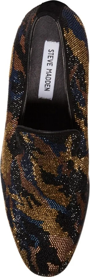 Steve Madden Men's Parc Slip-On Loafers - Black, Gold - Image 4