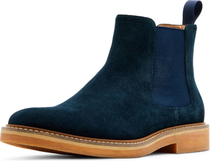 Navy Suede