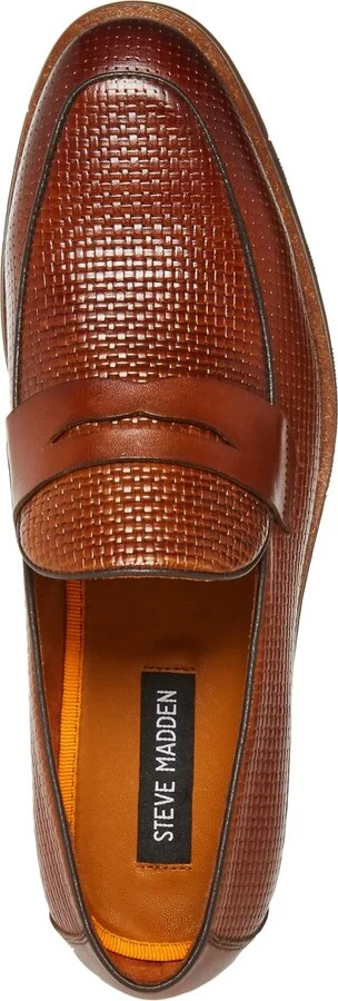 Steve Madden Men's Tarin Woven Vamp Penny Loafer - Image 2