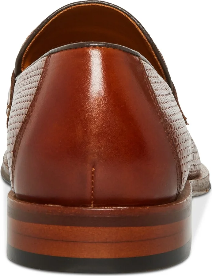 Steve Madden Men's Tarin Woven Vamp Penny Loafer - Image 6