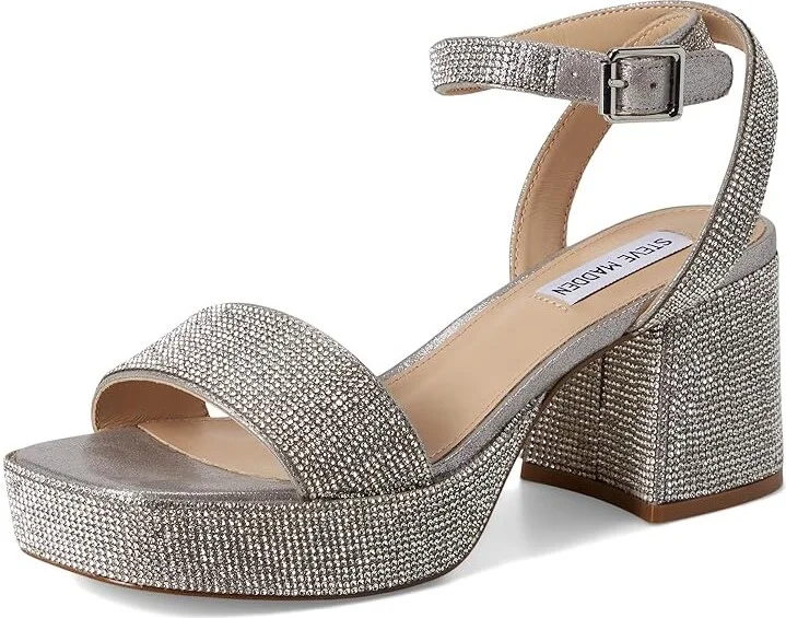 Steve Madden Mercerr Women's Dress Pull-on Boots Rhinestone : 8.5 M, Suede - Image 5
