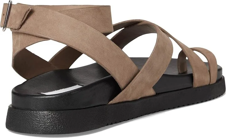 Steve Madden Mira Women's Sandals Black Leather : 9.5 M, Suede - Image 10