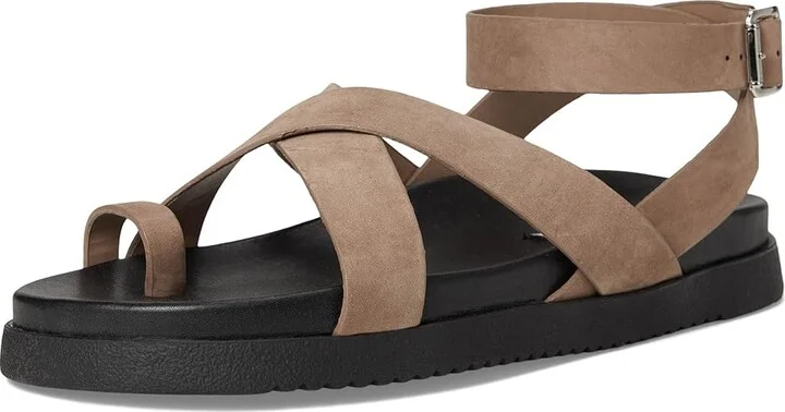 Steve Madden Mira Women's Sandals Black Leather : 9.5 M, Suede - Image 11