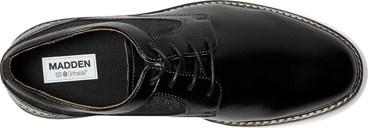 Steve Madden Mmanuel Men's Lace Up Wing Tip Shoes Black : 12 D - Medium, Leather - Image 2