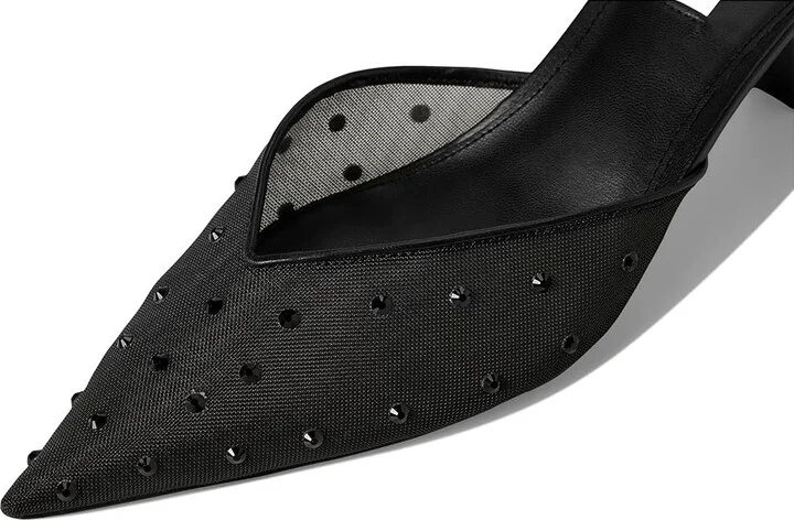 Steve Madden Mod High Women's Heels Black : 9.5 M, Leather - Image 7