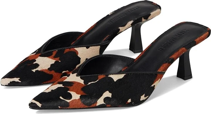 Steve Madden Mod High Women's Heels Cow Print : 6 M, Leather