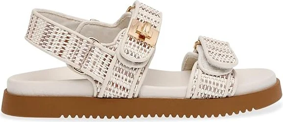 Steve Madden Mona Sandal Women's Shoes Beige : 6 M, Leather - Image 6