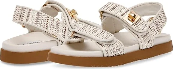 Steve Madden Mona Sandal Women's Shoes Beige : 6 M, Leather