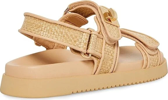 Steve Madden Mona Sandal Women's Shoes Raffia : 5.5 M, Leather - Image 4